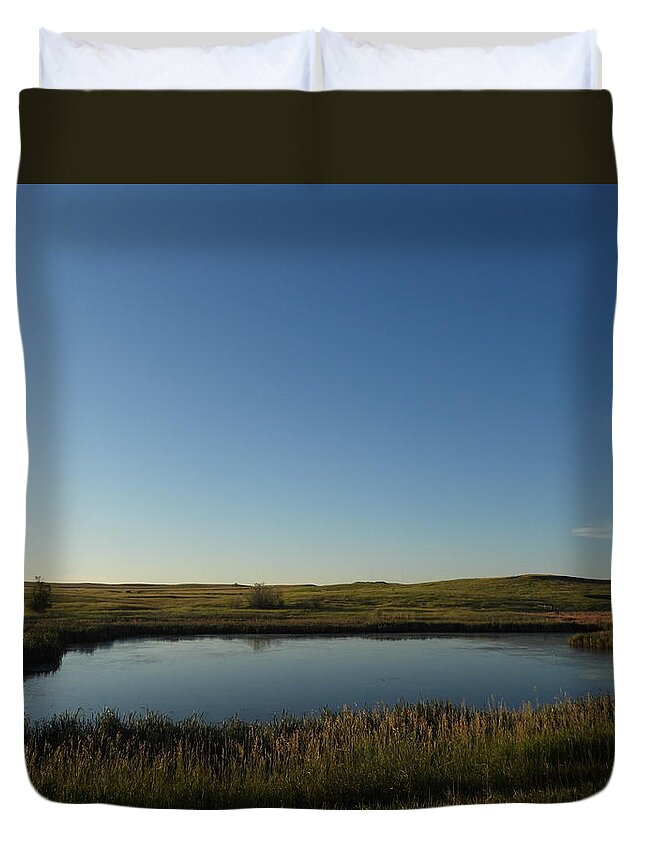 Pond Duvet Cover featuring the photograph Little Pond by Amanda R Wright