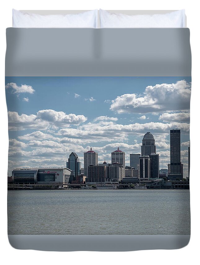 3929 Duvet Cover featuring the photograph Louisville Art by FineArtRoyal Joshua Mimbs