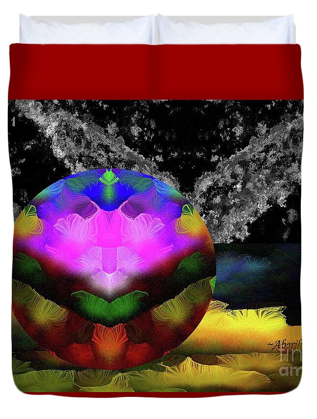 Earth Day Duvet Cover featuring the mixed media Love Letter To the Earth and Life Itself Number 3 by Aberjhani