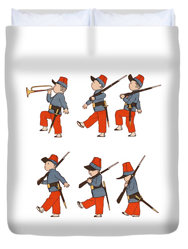 Marching Duvet Covers