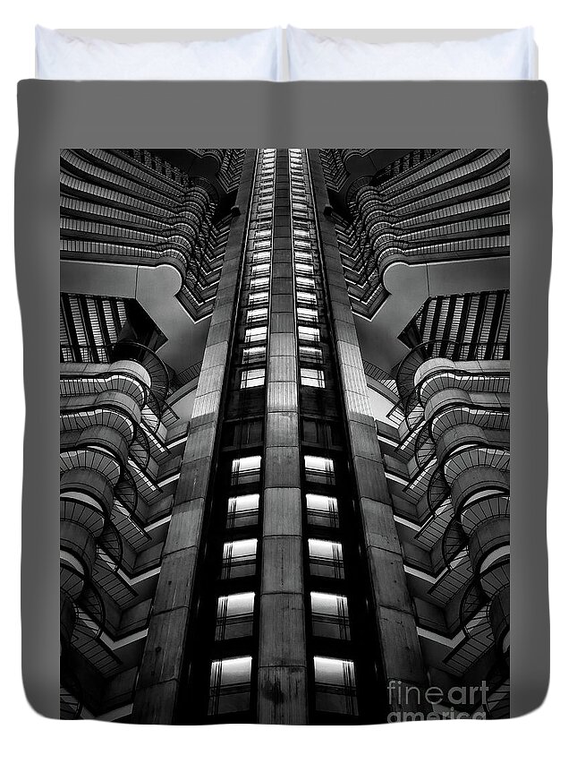 Marriott Marquis Duvet Cover featuring the photograph Marriott Marquis by Doug Sturgess