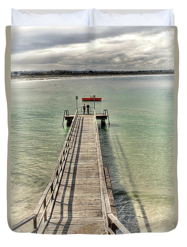Middleton Beach Duvet Cover featuring the photograph Middleton Beach in Albany Western Australia by Elaine Teague