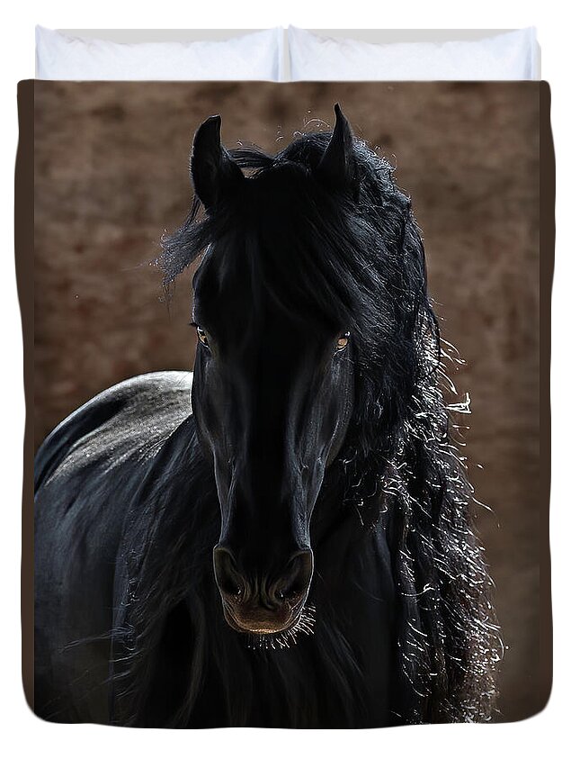 Midnight Magic Duvet Cover featuring the photograph Midnight Magic by Wes and Dotty Weber
