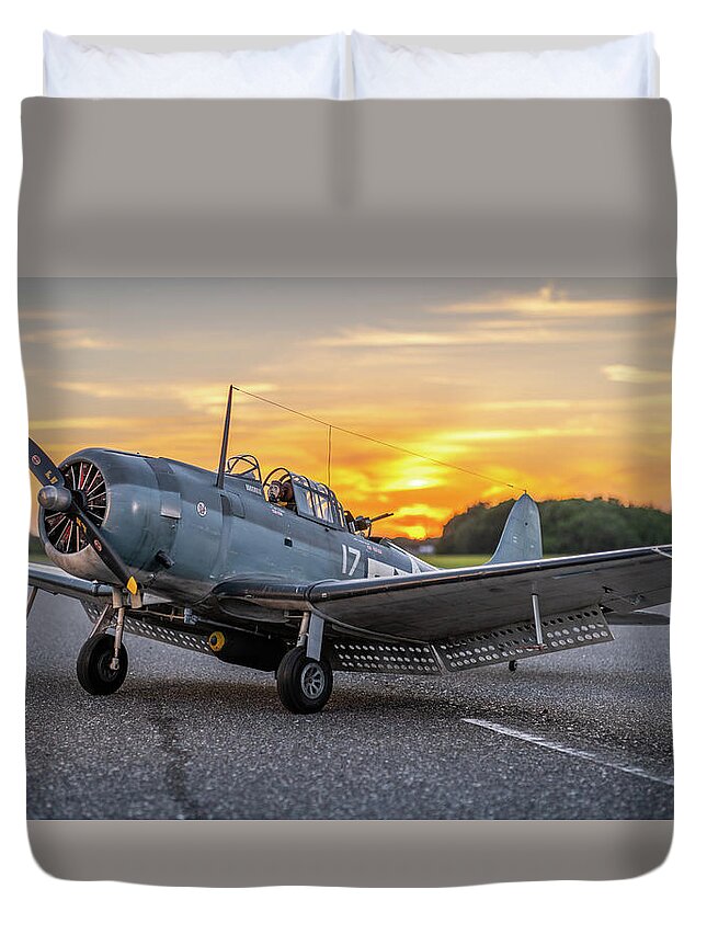  Duvet Cover featuring the photograph Mike 4 by David Hart