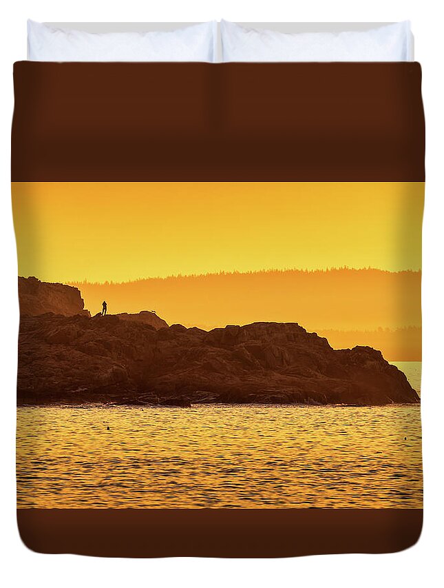 Acadia Duvet Cover featuring the photograph Acadia 34a6126 by Greg Hartford
