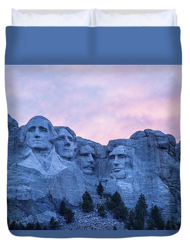  Duvet Cover featuring the photograph Mount Rushmore IMG 6448 by Jana Rosenkranz