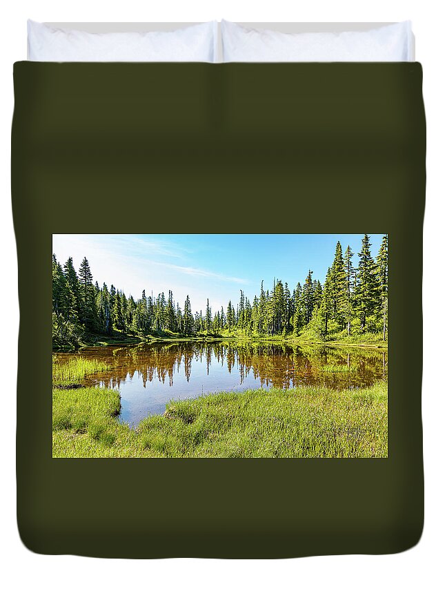 Landscapes Duvet Cover featuring the photograph Mt. Washington, The Other Side - 3 by Claude Dalley