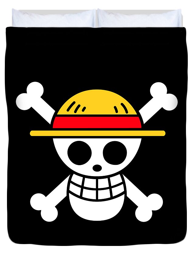 Mugiwara Jolly Roger One Piece Duvet Cover For Sale By Alexia Chapuis