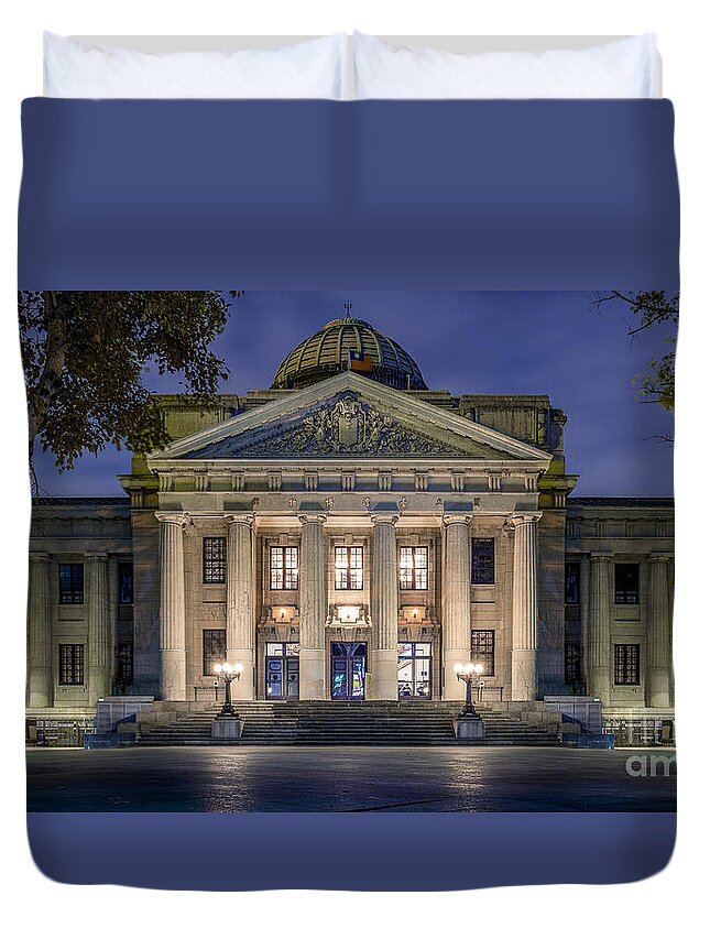 National Duvet Cover featuring the photograph National Taiwan Museum in Taipei by Traveler's Pics