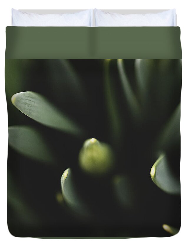 Daffodils Duvet Cover featuring the photograph Nature Photography - Easter Daffodils 3 by Amelia Pearn