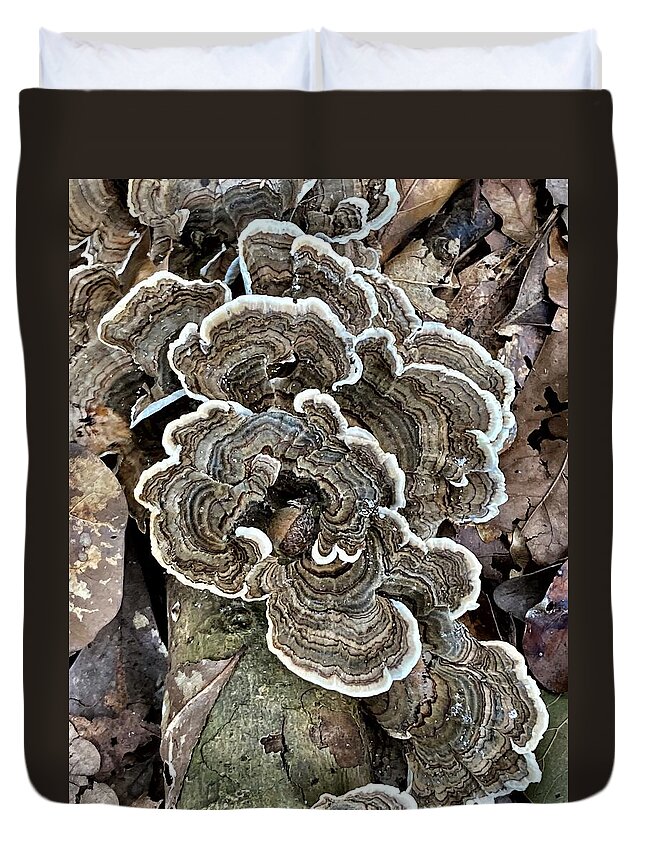 Nature Duvet Cover featuring the photograph Nature's Artwork by Bess Carter