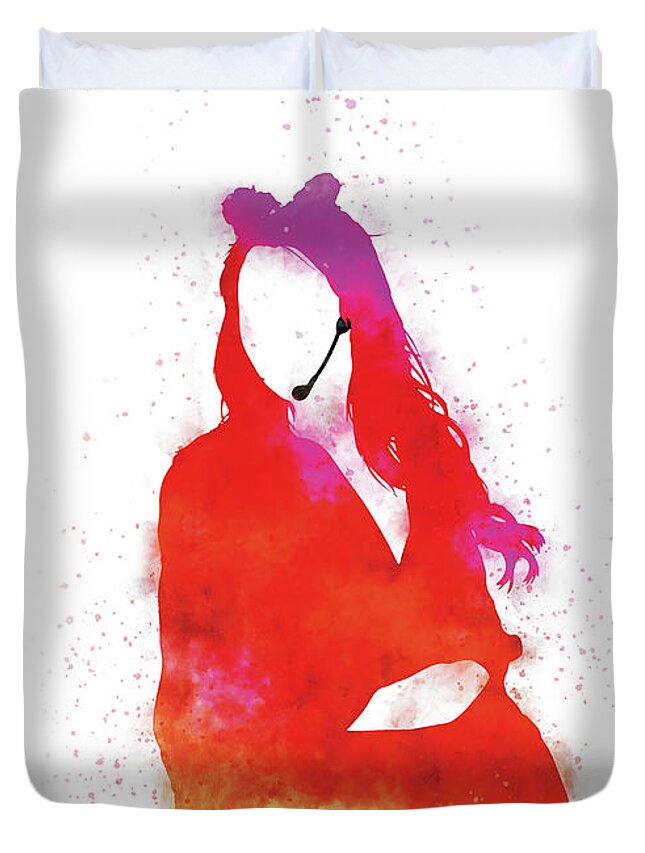 Boa Duvet Cover featuring the photograph No248 MY BoA Watercolor Music poster by Chungkong Art