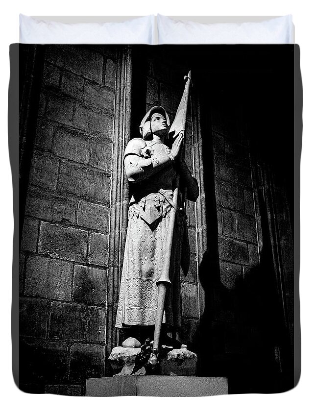 Notre Duvet Cover featuring the photograph Notre Dame, Paris 4 by Nigel R Bell