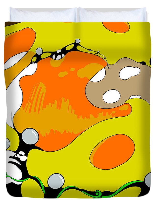 Avatars Duvet Cover featuring the digital art Obscuriousity by Craig Tilley