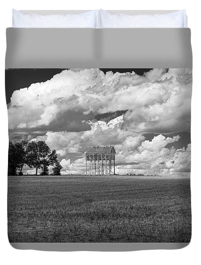 Granary Duvet Cover featuring the photograph Old Granary 2014 by Thomas Young