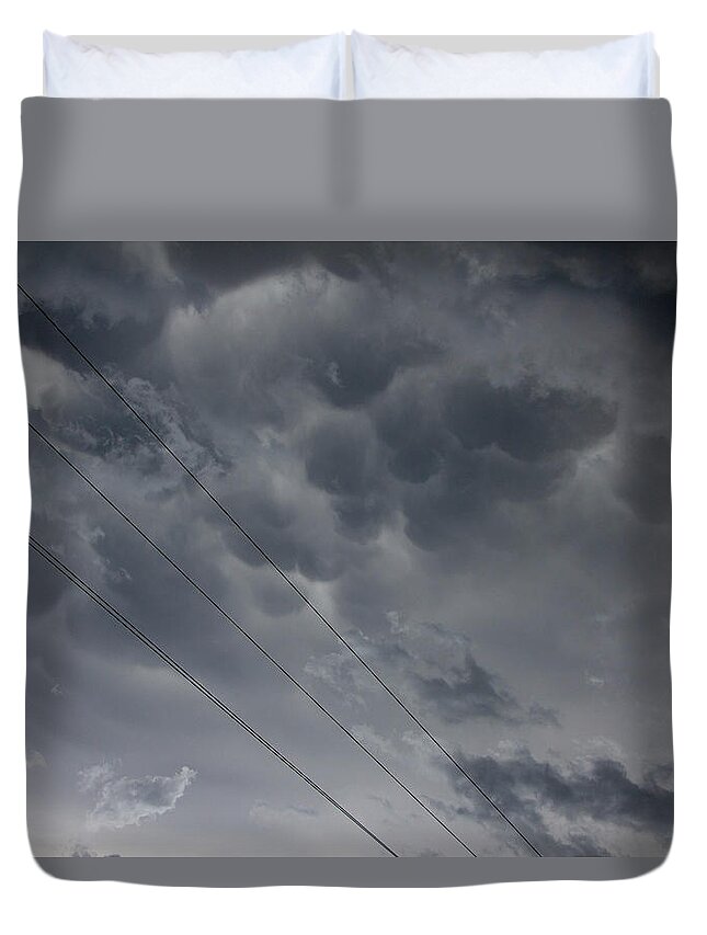 Nebraskasc Duvet Cover featuring the photograph On My Way to Wray Colorado 031 by Dale Kaminski