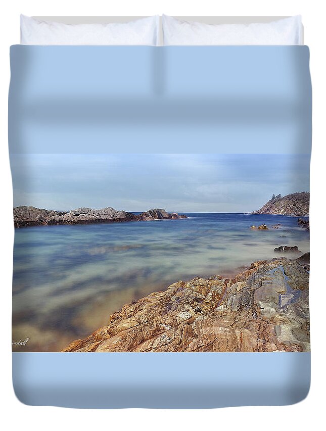 Forster Photography Duvet Cover featuring the digital art On The Rocks Forster 88226 by Kevin Chippindall