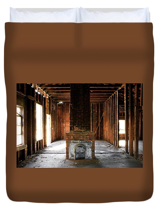 Urbex Duvet Cover featuring the photograph Once we had a home by Eyes Of CC