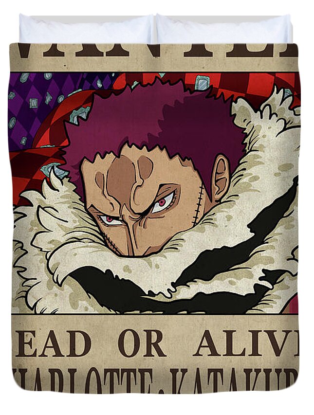 One Piece Wanted Poster - KATAKURI Duvet Cover by Niklas Andersen - Fine  Art America