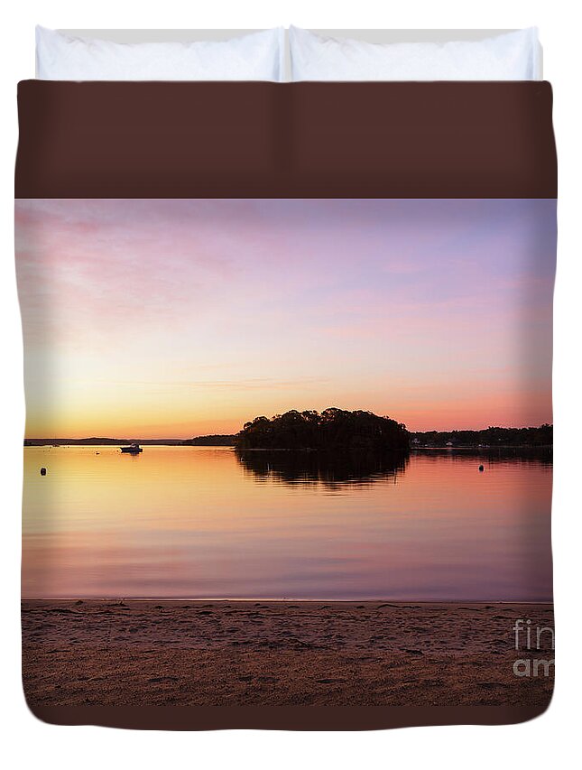 Atlantic Ocean Duvet Cover featuring the photograph Onset Bay - Wareham, Massachusetts by Erin Paul Donovan