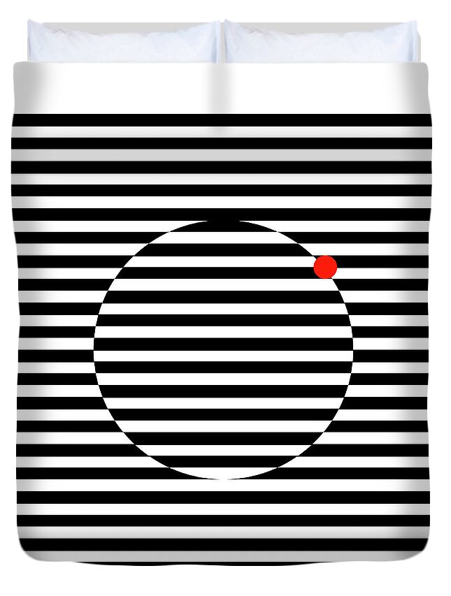 Optika 1 Duvet Cover featuring the digital art Optika 1 by Richard Reeve