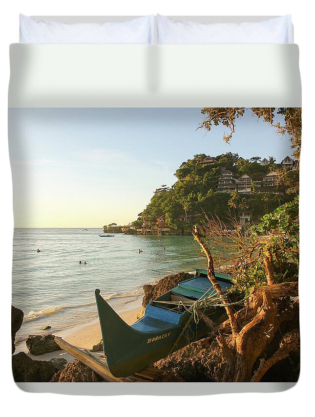 Boracay Duvet Cover featuring the photograph Out of Place by Josu Ozkaritz