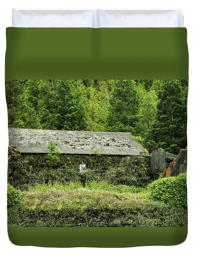 Old Duvet Cover featuring the photograph Overgrown by Denise Kopko