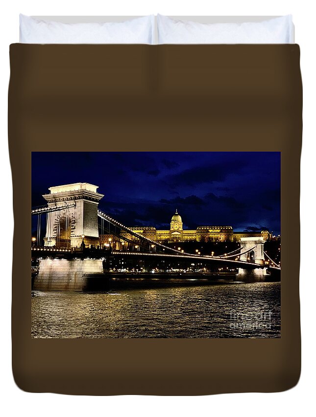  Duvet Cover featuring the photograph Palace by Dennis Richardson