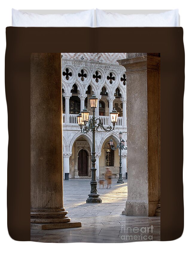 Europe Duvet Cover featuring the photograph Palazzo Ducale by Matteo Del Grosso