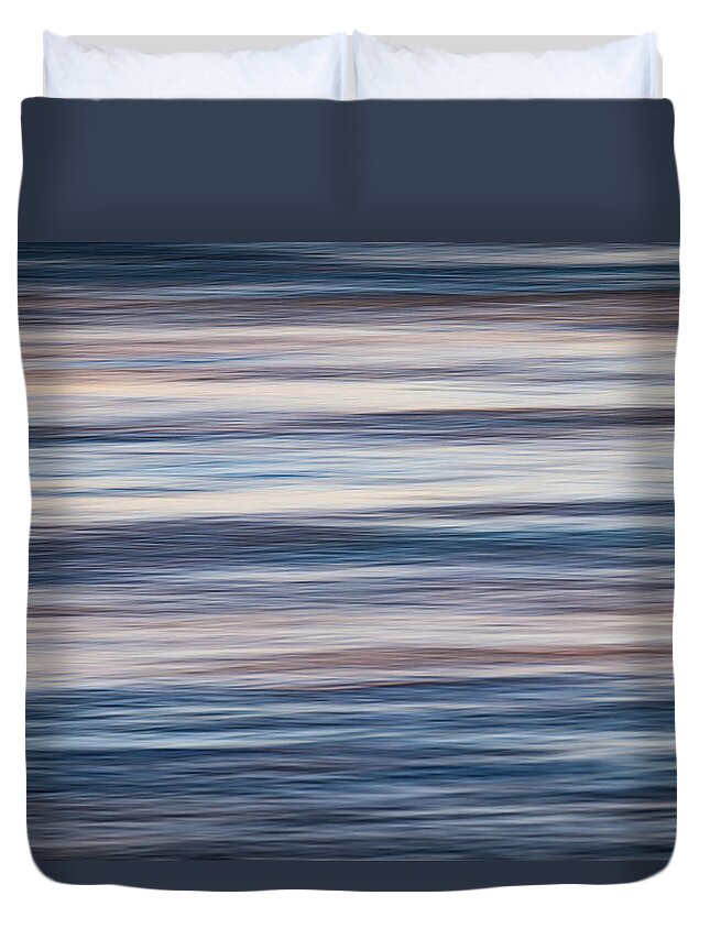 Panning Water Waves Duvet Cover featuring the photograph Panning Water Waves 2 by Dan Sproul