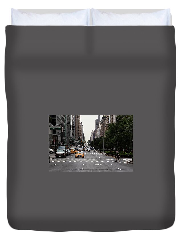 Cityscape Duvet Cover featuring the photograph Park Street by Marlo Horne