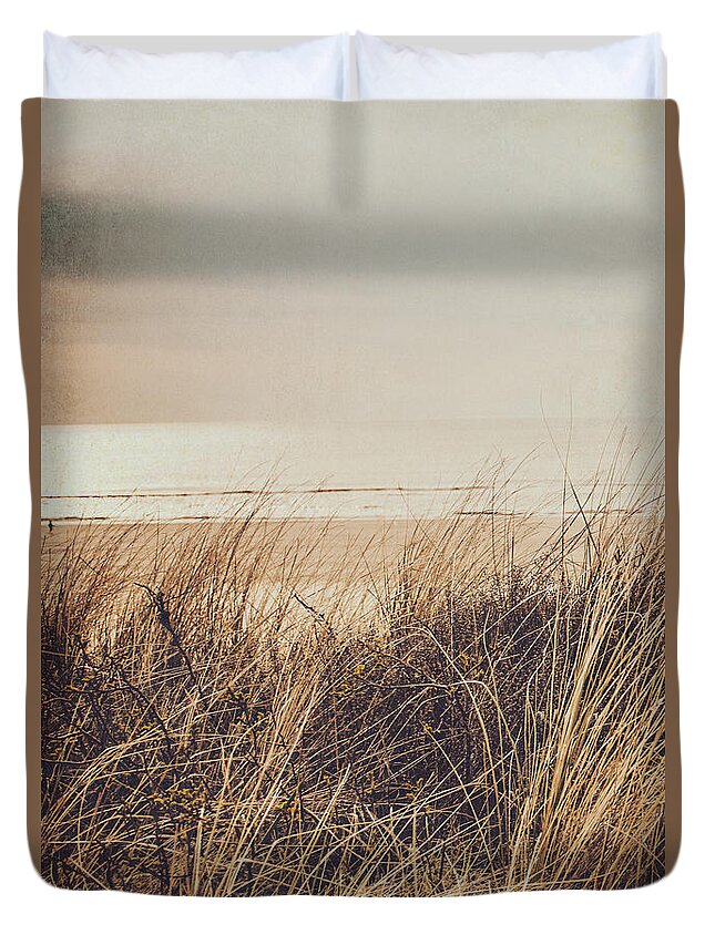 Photography Duvet Cover featuring the photograph Peaceful view by Yasmina Baggili
