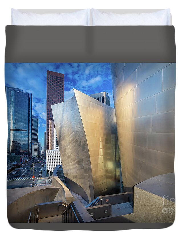 America Duvet Cover featuring the photograph Performing Arts Center by Inge Johnsson