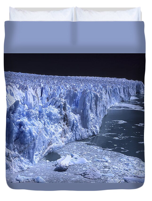 Perito Moreno Glacier Duvet Cover featuring the photograph Perito Moreno Glacier by James Brunker