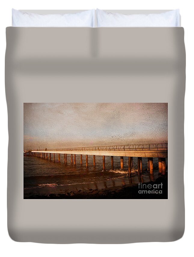 Photography Duvet Cover featuring the photograph Perspective by Chris Armytage