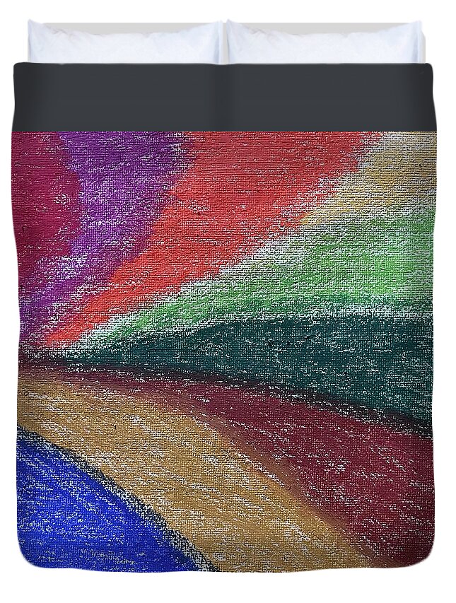 Abstract Duvet Cover featuring the photograph Perspective by Lisa White
