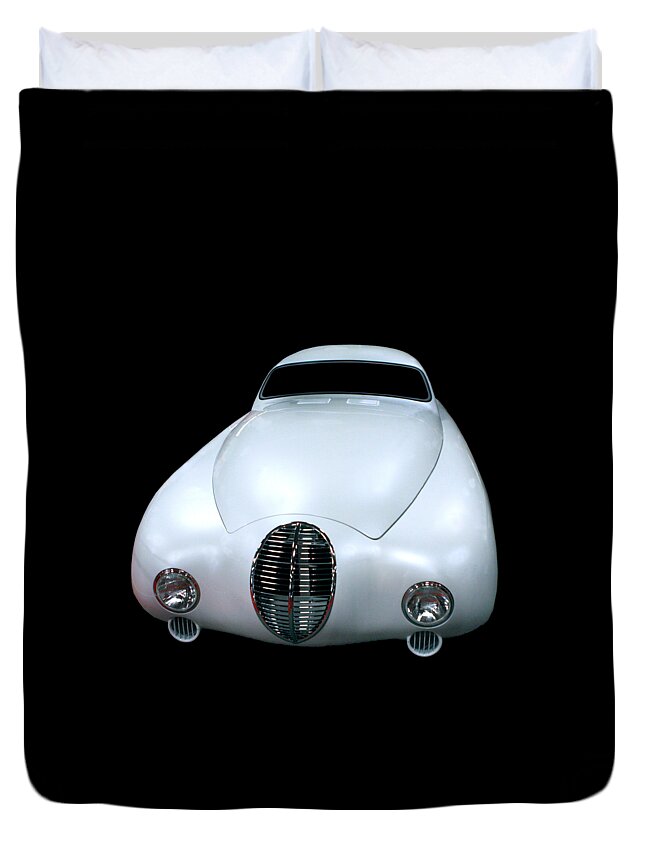 Peugeot Duvet Cover featuring the photograph Peugeot 402 DS by Guillaume Jack'o Berger