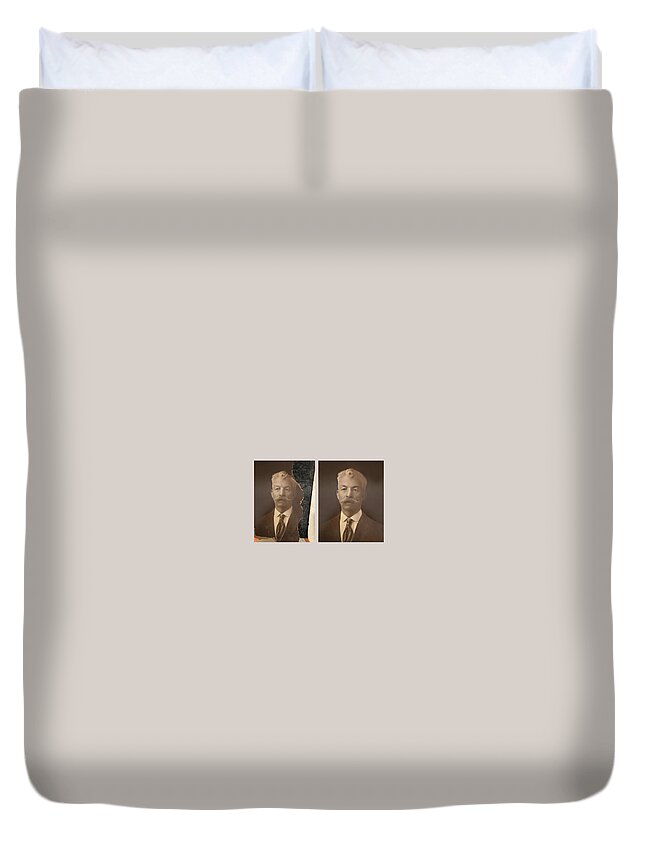 Mighty Sight Studio Steve Sperry Duvet Cover featuring the digital art Photo Restoration by Steve Sperry