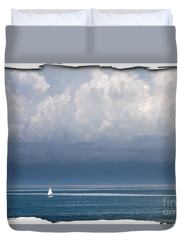 Water Duvet Cover featuring the photograph Picture Perfect by Mariarosa Rockefeller