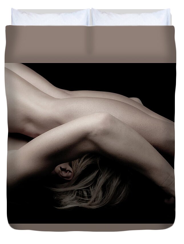 Yoga Duvet Cover featuring the photograph Plow by Marian Tagliarino