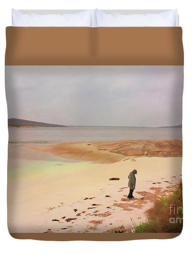 Coastal Duvet Cover featuring the photograph Point Possession, Albany, Western Australia by Elaine Teague