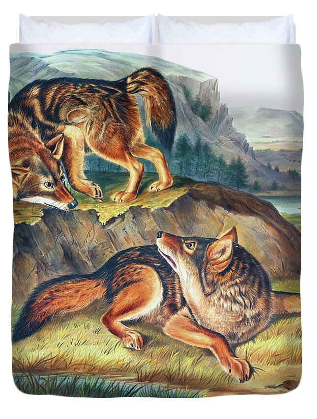 Prairie Wolf Duvet Covers