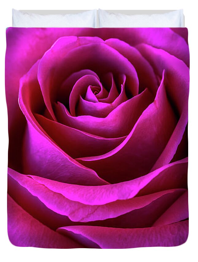 Pretty Rosey Duvet Cover featuring the photograph Pretty Rosey by Az Jackson