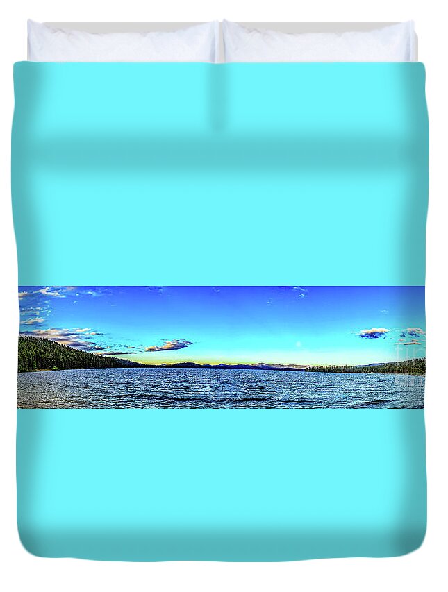 Priest Lake Duvet Cover featuring the photograph Priest Lake Basin by Robert Bales