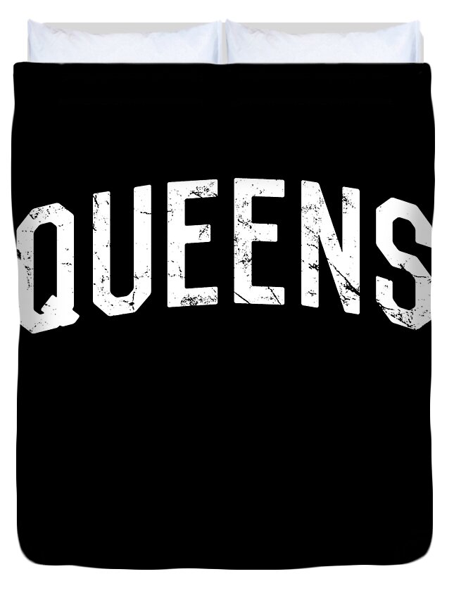 Funny Duvet Cover featuring the digital art Queens by Flippin Sweet Gear