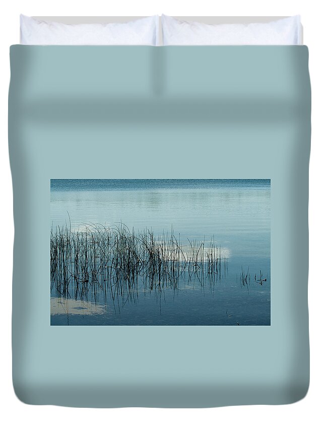 Calm Water Duvet Cover featuring the photograph Reflection by Rich S
