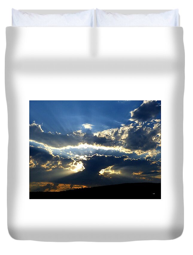 Magnificent Duvet Cover featuring the photograph Resplendent by Will Borden