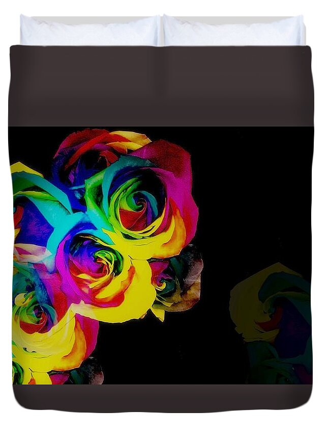 Flower Duvet Cover featuring the photograph Revelation by Andy Rhodes
