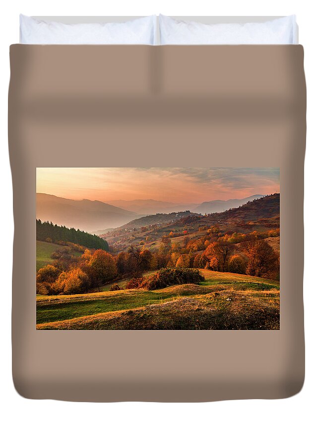 Rhodope Mountains Duvet Cover featuring the photograph Rhodopean Landscape by Evgeni Dinev