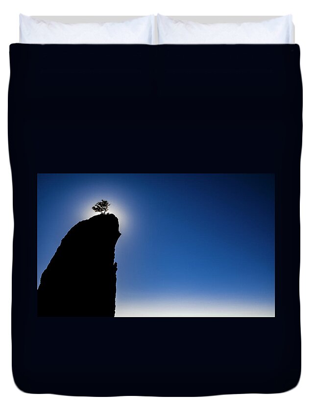 Scenery Duvet Cover featuring the photograph Rialto Beach Sea Stack 3 by Pelo Blanco Photo